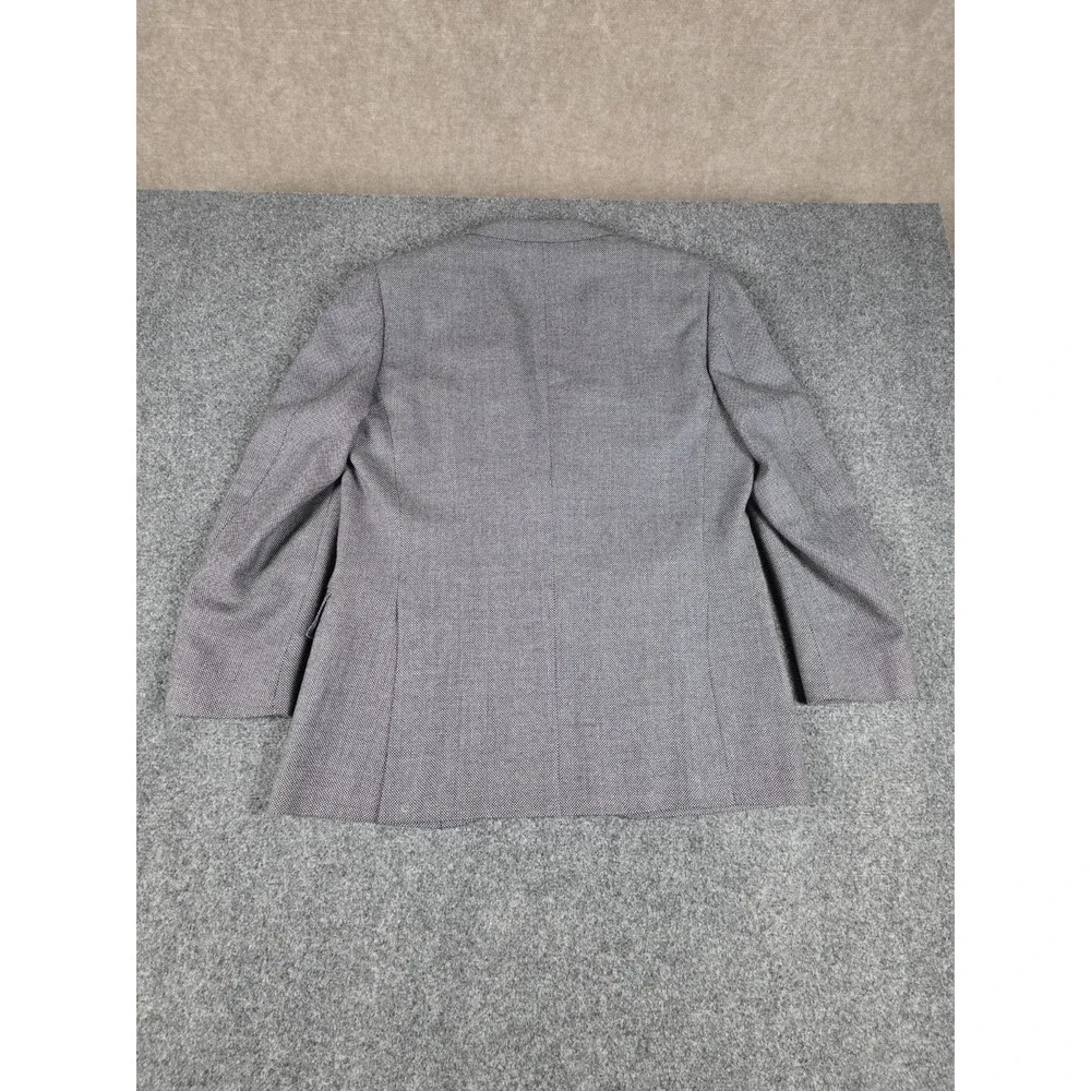 Suit Supply Size54 Sport Coat Blazer- Blue - Lazio - Pure Wool